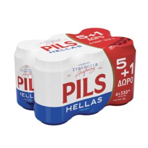 PILLS HELLAS ΜΠΥΡΑ ΚΟΥΤΙ 330ML 5+1 *
