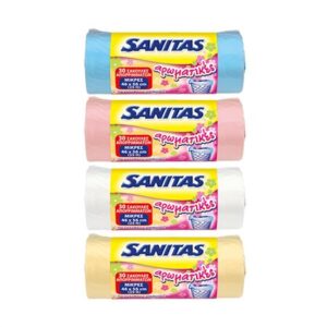 SANITAS ΣΑΚΟΥΛΑ ΑΠΟΡΡΙΜΑΤΩΝ AROMATIC 25L (46*56) ΜΙΚΡΕΣ ΑΡΩΜΑΤΙΚΕΣ 30ΤΕΜ *