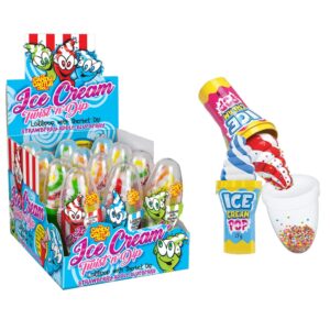 JOHNY BEE ICE CREAM POP LOLLIPOP ΠΑΓΩΤΑΚΙ DISPLAY 12ΤΕΜ *