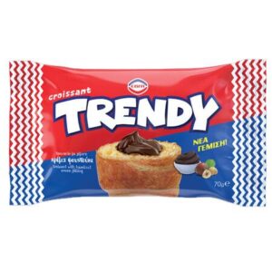 TRENDY (ΕΒΓΑ) ΚΡΟΥΑΣΑΝ 70GR ΓΕΜΙΣΗ ΚΡΕΜΑ ΦΟΥΝΤΟΥΚΙΟΥ *