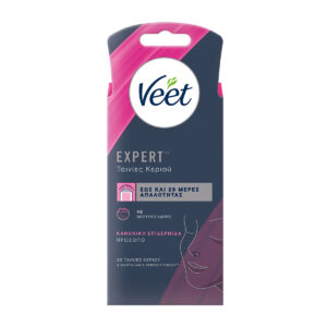 Veet Easy Gelwax Normal Skin Ταινίες Αποτρίχωσης για το Πρόσωπο 20τμχ