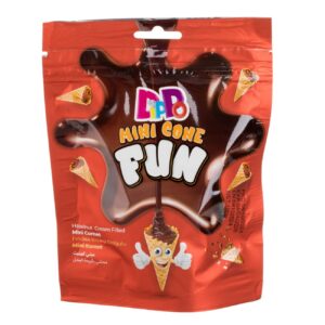 DIPPO ΜΙΝΙ CONE FUN ΧΩΝΑΚΙΑ ΜΕ ΓΕΜΙΣΗ ΣΟΚΟΛΑΤΑ 70GR *