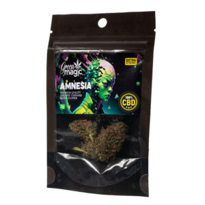 GREEN MAGIC ΠΡΟΙΟΝ ΚΑΝΑΒΗΣ ΣΕ ΣΑΚΟΥΛΑΚΙ 2G AMNESIA (100% CBD) *