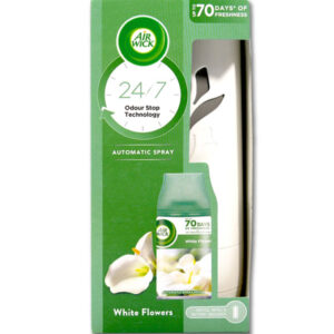AIR WICK 250ml ΣΥΣΚΕΥΗ ΑΣΠΡΗ + WHITE FLOWERS *
