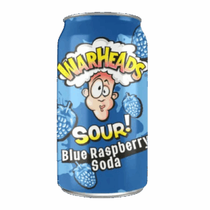 WARHEADS BLUE RASPBERRY SODA 330ml *
