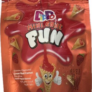 DIPPO ΜΙΝΙ CONE FUN ΧΩΝΑΚΙΑ ΜΕ ΓΕΜΙΣΗ ΦΡΑΟΥΛΑ 70GR *