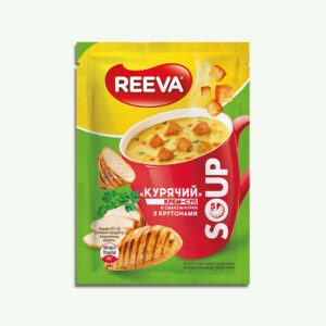 REEVA INSTANT SOUP 17GR CHICKEN ΚΟΤΟΣΟΥΠΑ ΜΕ ΚΡΟΥΤΟΝ *