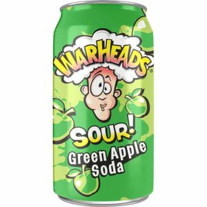 WARHEADS GREEN APPLE SODA 330ml *