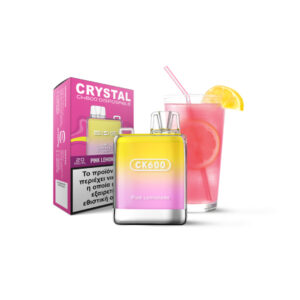 CRYSTAL ΗΛΕΚΤΡΟΝΙΚΟ ΤΣΙΓΑΡΟ 2ML (600 PUFFS) Nicotine 20mg/ml PINK LEMONADE *