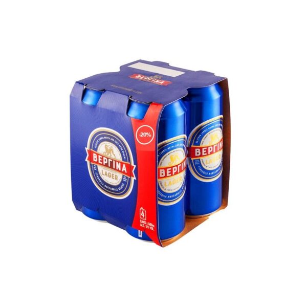 ΒΕΡΓΊΝΑ ΜΠΥΡΑ ΚΟΥΤΙ 500ML 3+1 * - Image 1