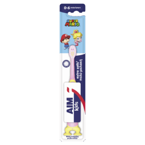 AIM ΟΔΟΝΤΟΒΟΥΡΤΣΑ EXTRA SOFT SUPER MARIO 0-6 YEARS *
