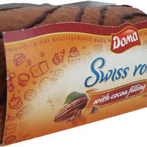 DOMA SWISS ROLL ΑΤΟΜΙΚΟ 115GR ΚΕΙΚ ΣΟΚΟΛΑΤΑ ΜΕ ΓΕΜΙΣΗ ΣΟΚΟΛΑΤΑ *
