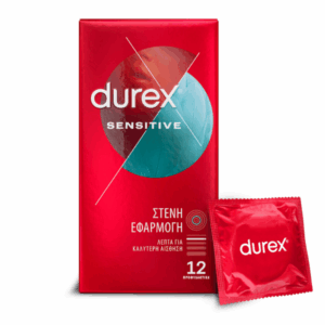 DUREX 12τεμ SENSITIVE (ΣΤΕΝΗ ΕΦΑΡΜΟΓΗ) *