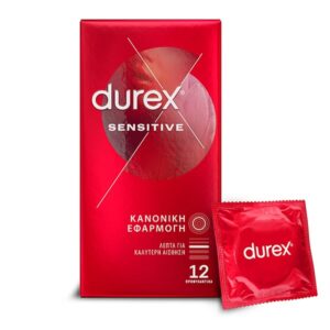 DUREX 12τεμ SENSITIVE (ΚΑΝΟΝΙΚΗ ΕΦΑΡΜΟΓΗ) *