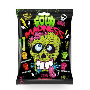 SOUR MADNESS ZAXΑΡΩΤΑ 60GR SKULL SHOCK *