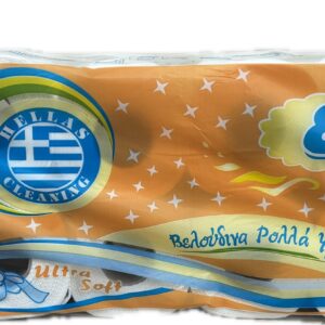 ORBITA HELLAS CLEANING ULTRA SOFT ΧΑΡΤΙ ΥΓΕΙΑΣ 160GR 3ΦΥΛΛΟ (8ΡΟΛΑ) *
