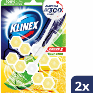 KLINEX WC BLOCK 2x55gr ΠΡΑΣΙΝΟ ΛΕΜΟΝΙ *
