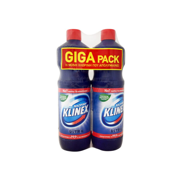 KLINEX ΧΛΩΡΙΝΗ 2ΤΕΜ ULTRA REGULAR GIGA PACK 2X1250ML * - Image 1