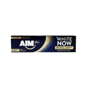 AIM ΟΔΟΝΤΟΚΡΕΜΑ 75ML WHITE NOW GOLD NEW *