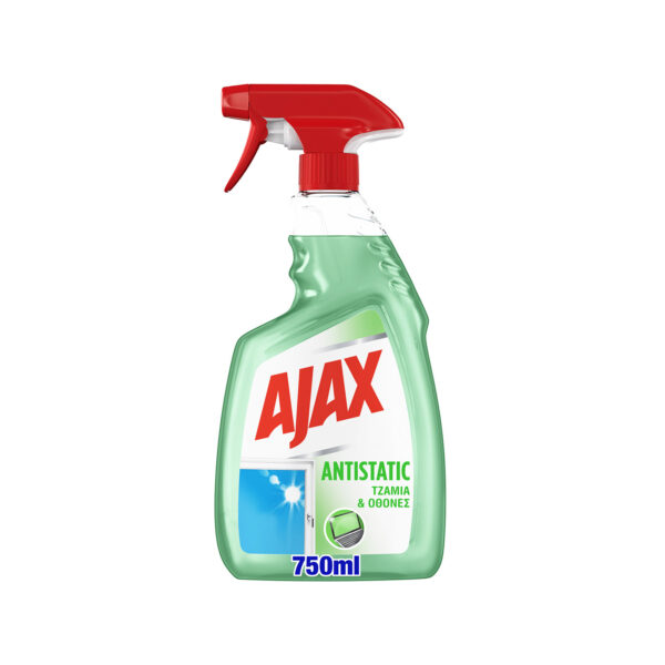 AJAX ΤΖΑΜΙΩΝ ΑΝΤΛΙΑ 750ml ANTISTATIC ΓΙΑ ΤΖΑΜΙΑ ΚΑΙ ΟΘΟΝΕΣ * - Image 1