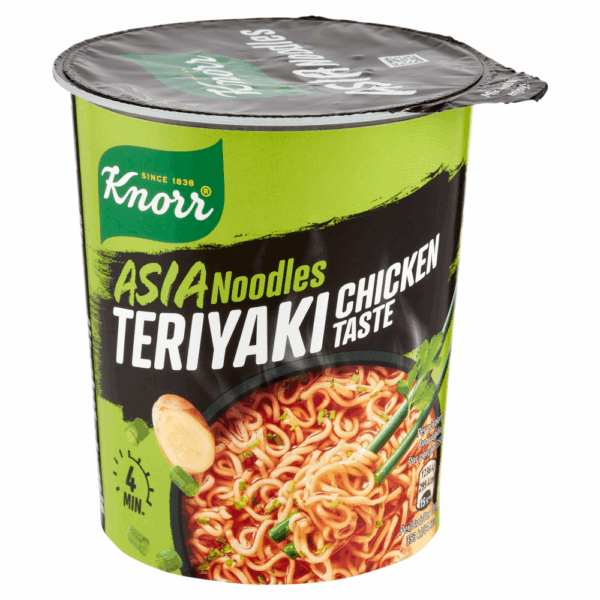 KNORR SNACK POT (ΓΡΗΓΟΡΟ ΓΕΥΜΑ) 65GR TERIYAKI CHICKEN PASTA * - Image 1