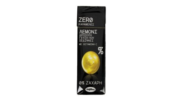 ZERO CANDIES ΚΑΡΑΜΕΛΕΣ ΧΩΡΙΣ ΖΑΧΑΡΗ 32G ΛΕΜΟΝΙ * - Image 1