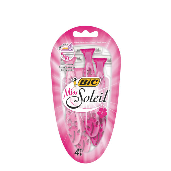 BIC ΞΥΡΑΦΑΚΙΑ MISS SOLEIL 4τεμ. VITAMIN E * - Image 1
