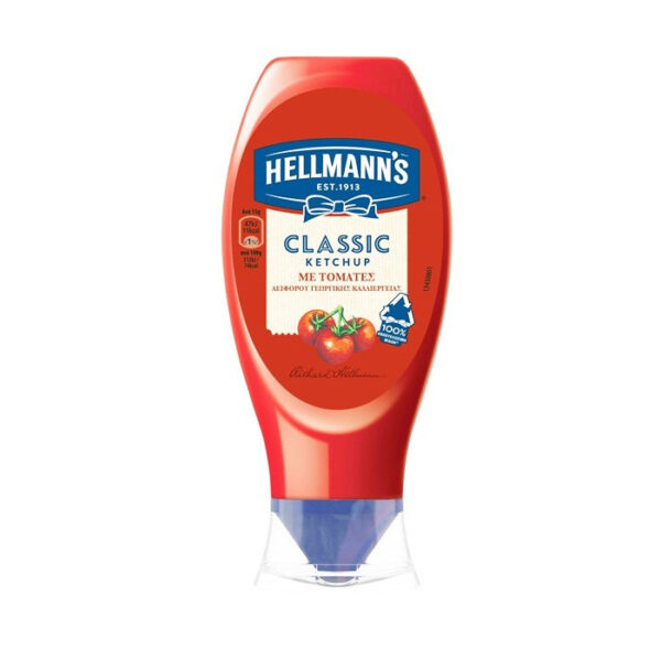 HELLMANN'S KETCHUP 250ML ΠΛΑΣΤΙΚΗ ΣΥΣΚΕΥΑΣΙΑ * - Image 1