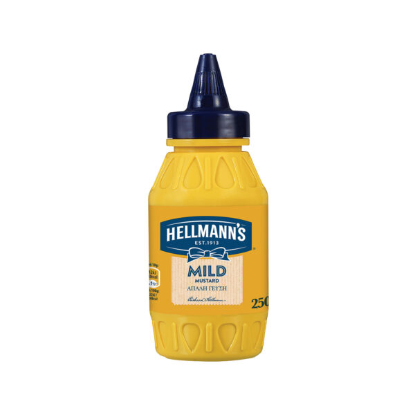 HELLMANN'S ΜΟΥΣΤΑΡΔΑ MILD 250GR ΠΛΑΣΤΙΚΗ ΣΥΣΚΕΥΑΣΙΑ * - Image 1