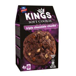 ΑΛΛΑΤΙΝΗ SOFT KINGS ΜΠΙΣΚΟΤΑ 4Χ40GR(160GR) ΤΡΙΠΛΗ ΣΟΚΟΛΑΤΑ *
