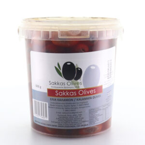 ΕΛΙΕΣ 600GR ΚΟΥΒΑΔΑΚΙ ΚΑΛΑΜΩΝ SAKKAS OLIVES *
