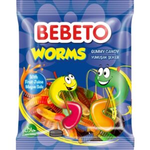 BEBETO ΖΑΧΑΡΩΤΑ 80GR WORMS *