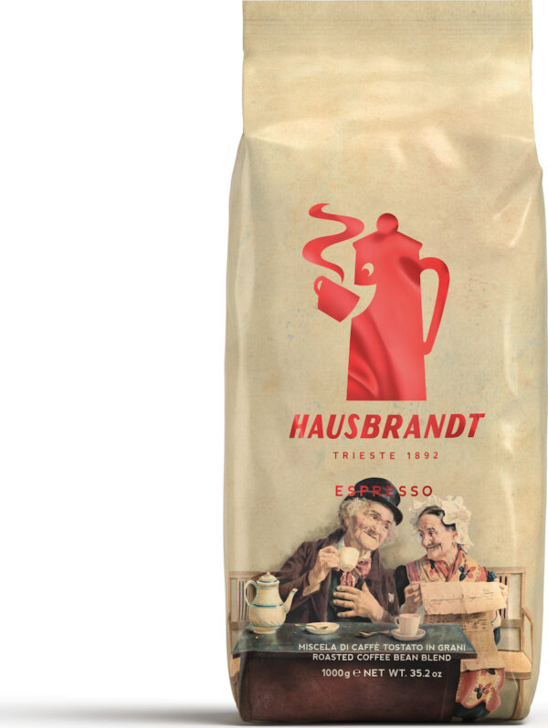 Hausbrandt Καφές Espresso Nonnetti σε Κόκκους 1kg - Image 1