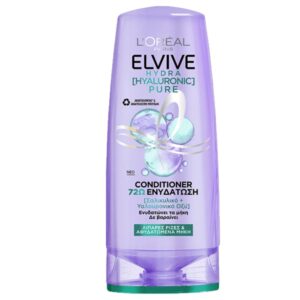 ELVIVE CONDITIONER 300ML HYALURON PURE ΚΑΘΑΡΙΣΜΟΣ&ΕΝΥΔΑΤΩΣΗ *