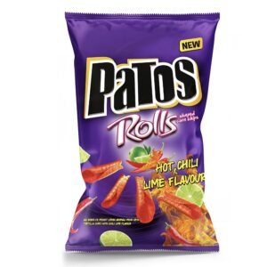 PATOS ROLLS ΣΝΑΚ ΚΑΛΑΜΠΟΚΙΟΥ ΓΕΥΣΗ HOT CHILLY&LIME 90GR *