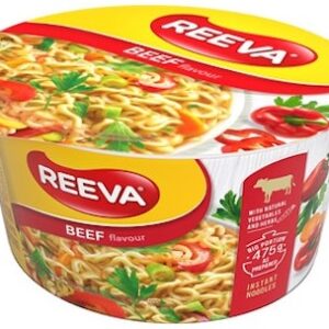 REEVA INSTANT NOODLES 75GR BEEF FLAVOUR (ΣΕ ΜΠΩΛ ΣΕΡΒΙΡΙΣΜΑΤΟΣ) *