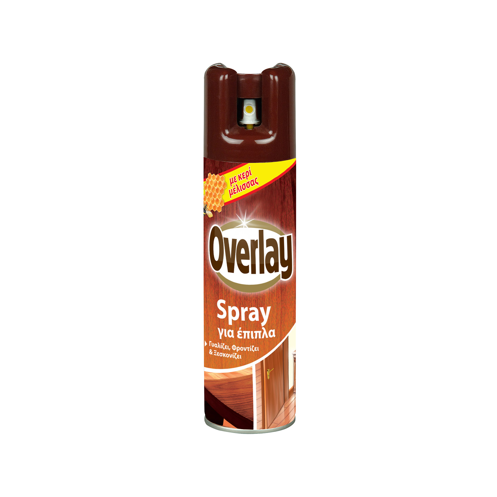 8004050028504_1_1 OVERLAY SPRAY ΓΙΑ ΕΠΙΠΛΑ ΜΕ ΚΕΡΙ ΜΕΛΙΣΣΑΣ 250ML * - Image 1