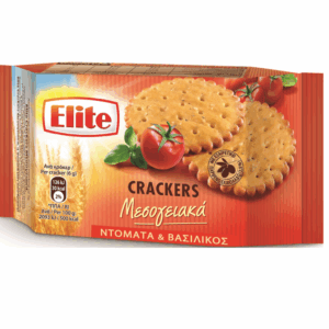 ELITE CRACKERS ΝΤΟΜΑΤΑ & ΒΑΣΙΛΙΚΟΣ 105gr *