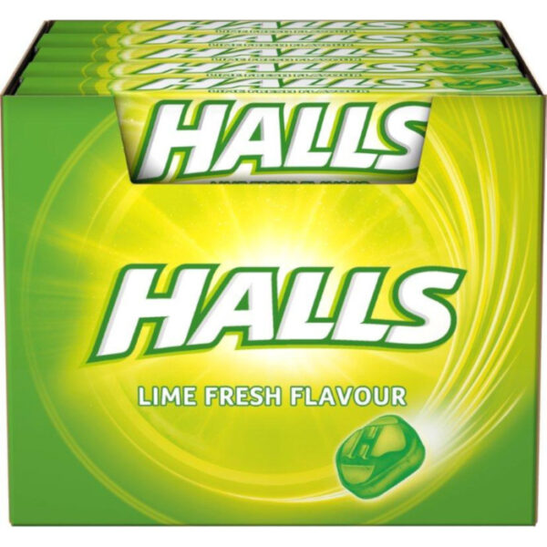 HALLS ΜΑΣΟΥΡΙ LIME (20*33,5gr) * - Image 1