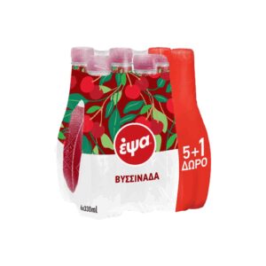 ΕΨΑ (6ΑΔΕΣ) ΒΥΣΣΙΝΑΔΑ 330ml 5+1 ΜΠΟΥΚΑΛΙ ΠΛΑΣΤΙΚΟ *