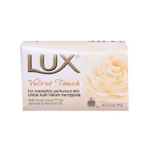 LUX BAR 80gr ΣΑΠΟΥΝΙΑ ΜΠΕΖ VELVET TOUCH * - Image 1