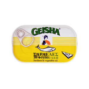GEISHA ΣΑΡΔΕΛΕΣ ΣΕ ΦΥΤΙΚΟ ΛΑΔΙ 125gr *