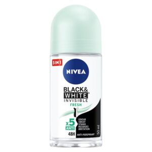 NIVEA ROLL ON 50ml WOMEN FOR BLACK & WHITE INVISIBLE FRESH *