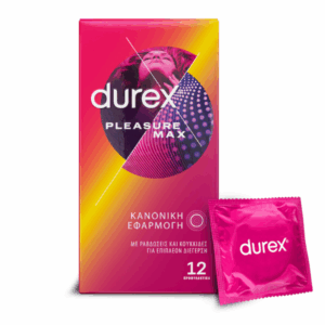 DUREX 12τεμ PLEASURE MAX (KANONIKH ΕΦΑΡΜΟΓΗ) *