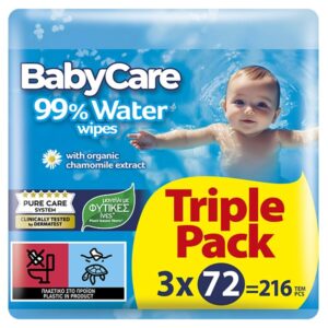 BABYCARE ΜΩΡΟΜΑΝΤΗΛΟ ΧΑΜΟΜΗΛΙ 72WIPES FOR ALL 3TEM (ΜΠΛΕ) *