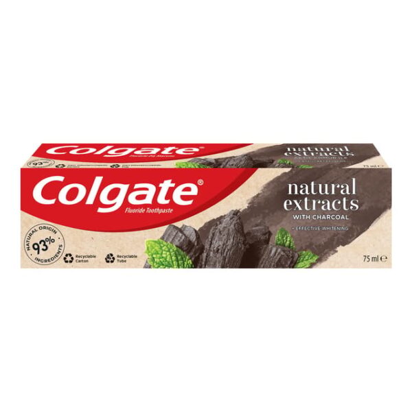 COLGATE ΟΔΟΝΤΟΚΡΕΜΑ 75ml NATURAL EXTRACTS CHARCOAL AND MINT * - Image 1