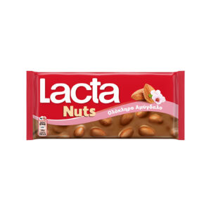 LACTA ΣΟΚΟΛΑΤΑ NUTS ΟΛΟΚΛΗΡΟ ΑΜΥΓΔΑΛΟ 100gr *
