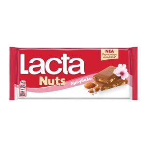 LACTA ΣΟΚΟΛΑΤΑ NUTS ΑΜΥΓΔΑΛΟ 85gr *
