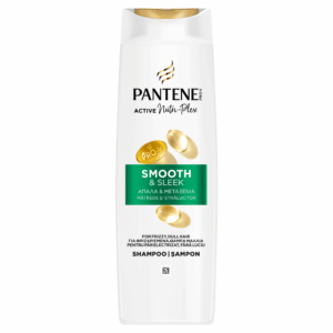 PANTENE  SHAMPOO 400ml SMOOTH&SLEEK ΓΙΑ ΑΠΑΛΑ ΜΑΛΛΙΑ *