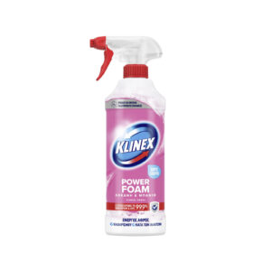 KLINEX POWER FOAM 435ML ΛΕΚΑΝΗ ΚΑΙ ΜΠΑΝΙΟ ΡΟΖ FLORAL FRESH *